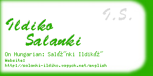 ildiko salanki business card